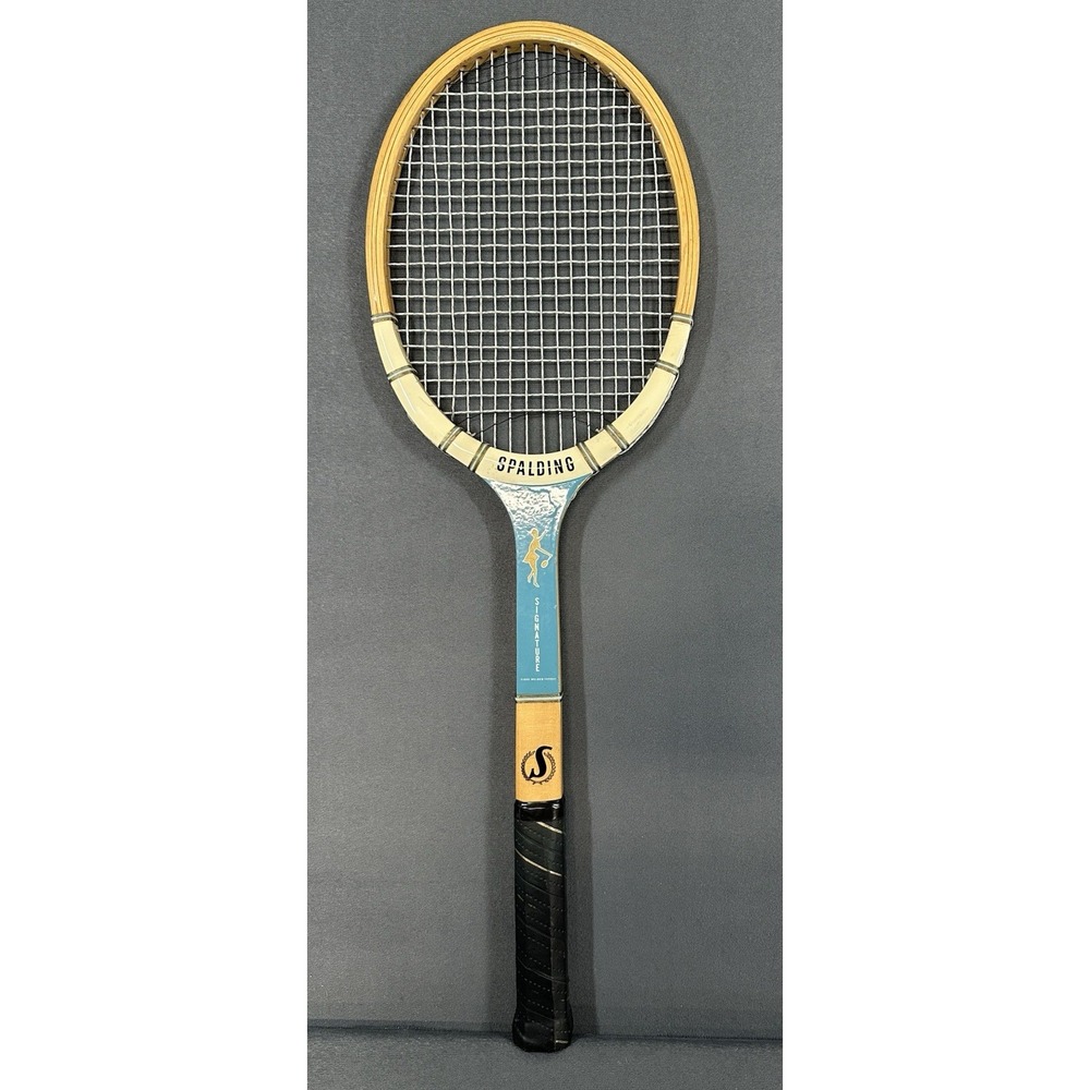 Vintage Spalding Doris Hart Signature Wood Tennis Racket Racquet 1950s